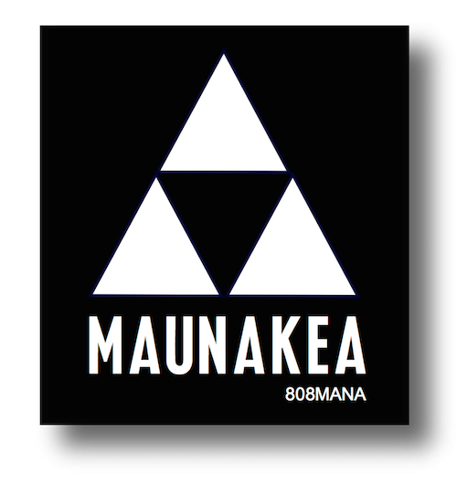 #187 MAUNAKEA VINYL STICKER - ©808MANA - BIG ISLAND LOVE LLC - ALL RIGHTS RESERVED