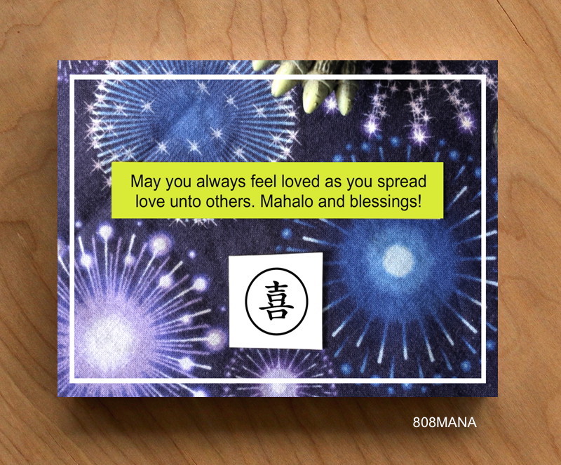 #411 GODZILLA POST CARD - ©808MANA - BIG ISLAND LOVE LLC