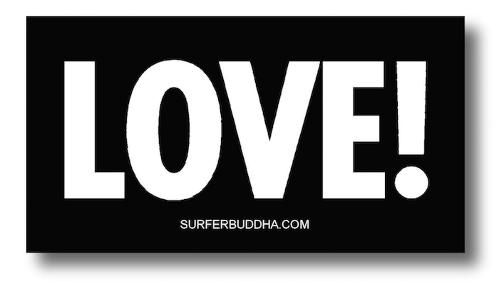 #820 LOVE! - VINYL STICKER - ©808MANA - BIG ISLAND LOVE LLC - ALL RIGHTS RESERVED