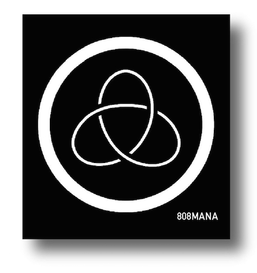 #884 INFINITY - VINYL STICKER - ©808MANA - BIG ISLAND LOVE LLC