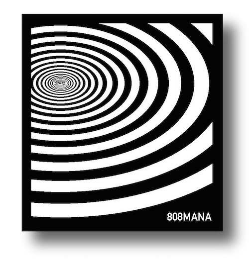 #914 CIRCLE OF LOVE - VINYL STICKER - ©808MANA - BIG ISLAND LOVE LLC