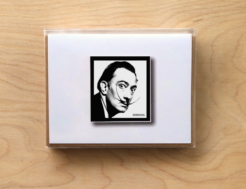 #C-861 DALI - GREETING CARD AND VINYL STICKER - ©808MANA - BIG ISLAND LOVE LLC