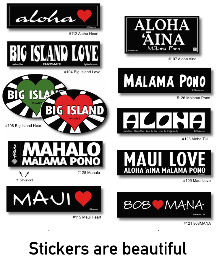 Aloha Stickers