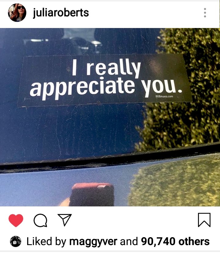 Julia Roberts Instagram
