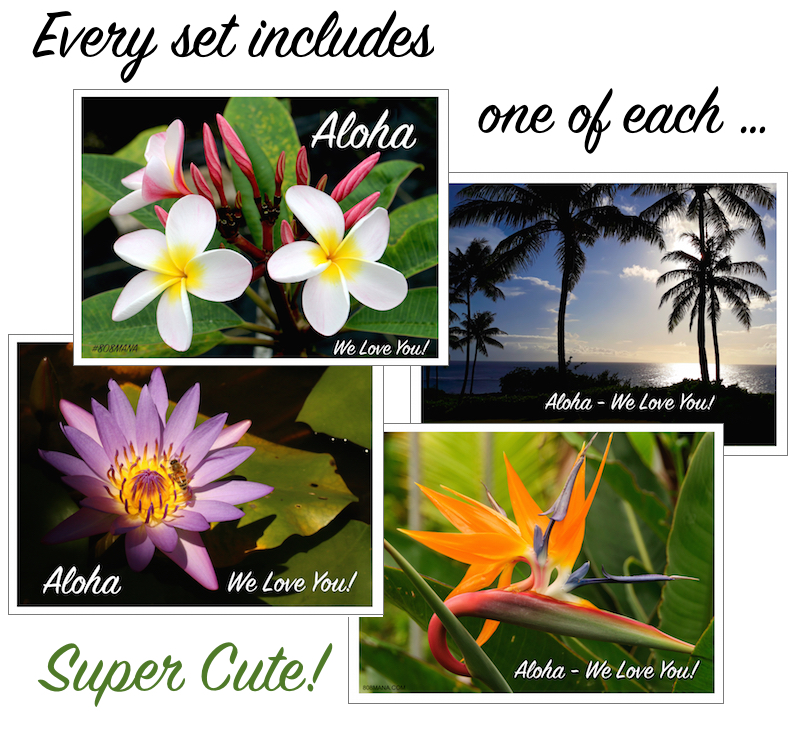 TINY CARDS FROM HAWAII - ©808MANA - BIG ISLAND LOVE LLC